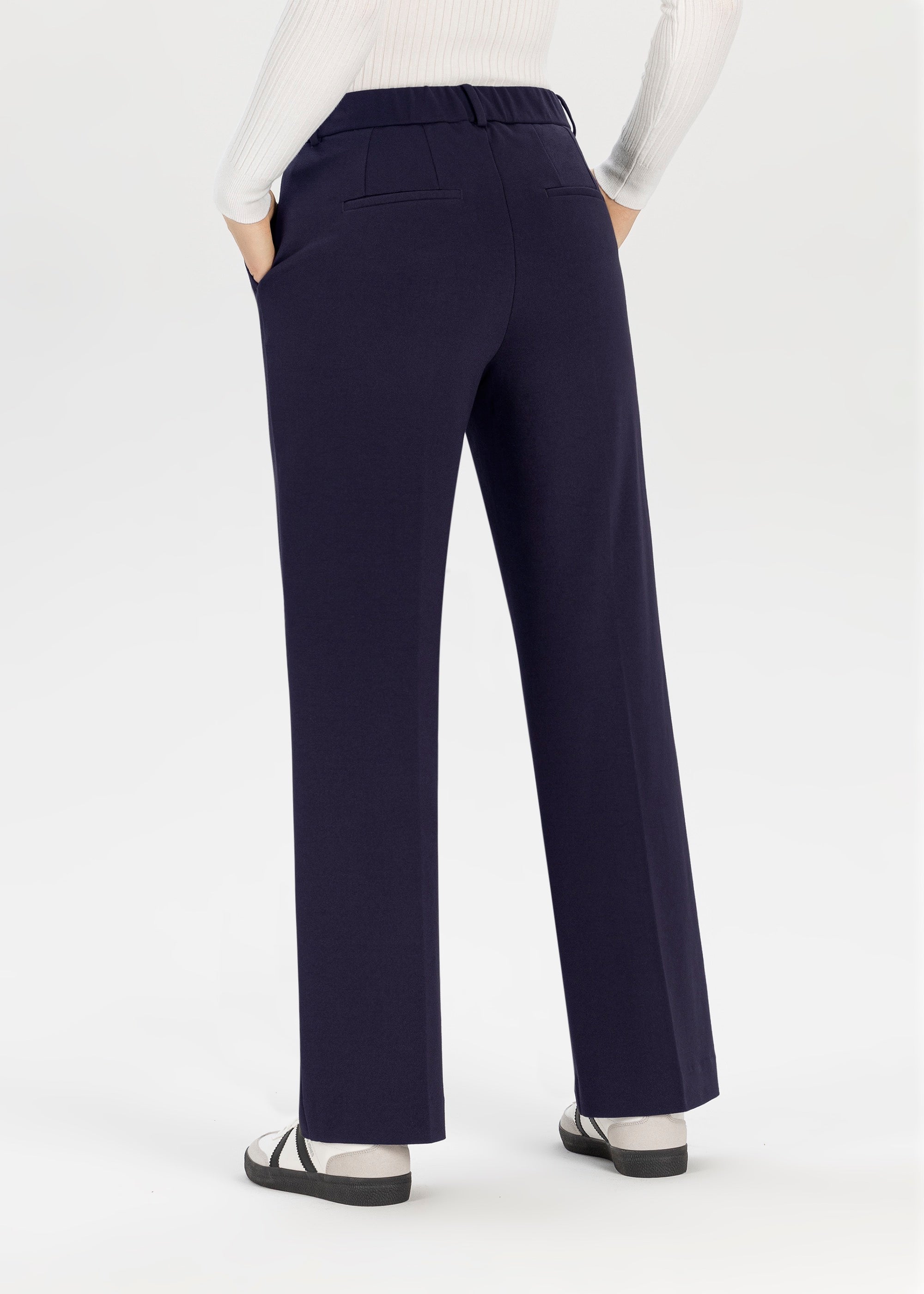 Stehmann Fenja Culotte marine Viskose-Jersey