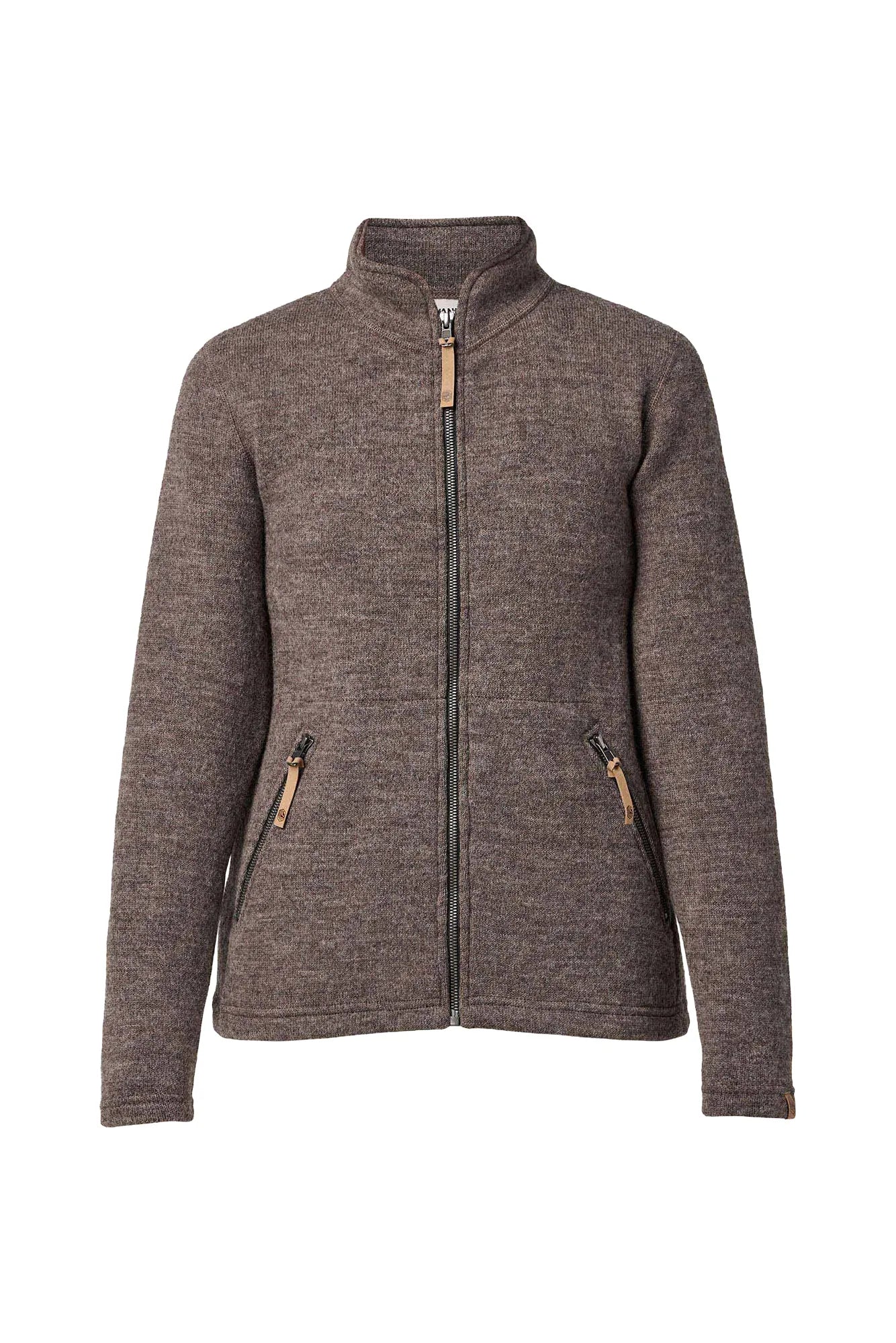 Ivanhoe NLS Twig Full Zip Wolljacke Nutmeg Gr 38
