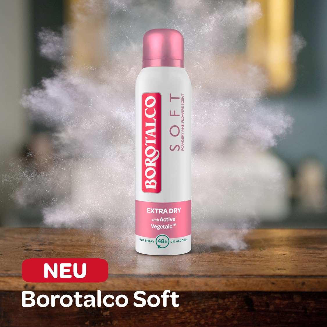 Borotalco Soft Deospray 48h ohne Alkohol Unisex