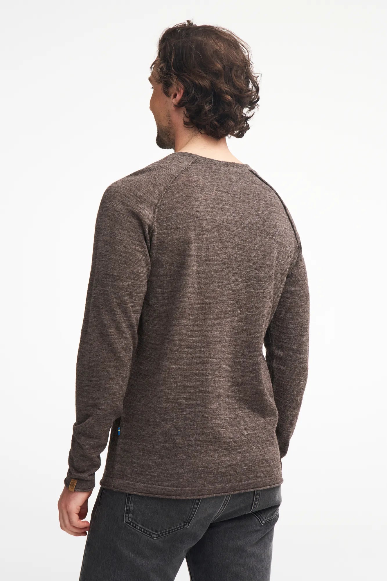 Ivanhoe NLS Beech Crewneck Pullover Herren S Nutmeg ungefärbt