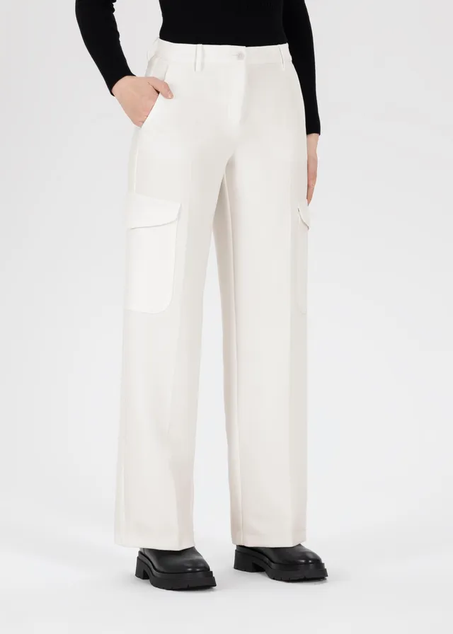 Stehmann Firrara Cargohose Straight winter-white Bi-Stretch