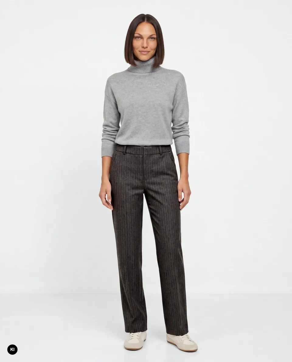 Stehmann Fenja Classic Pinstripes Culotte anthrazit