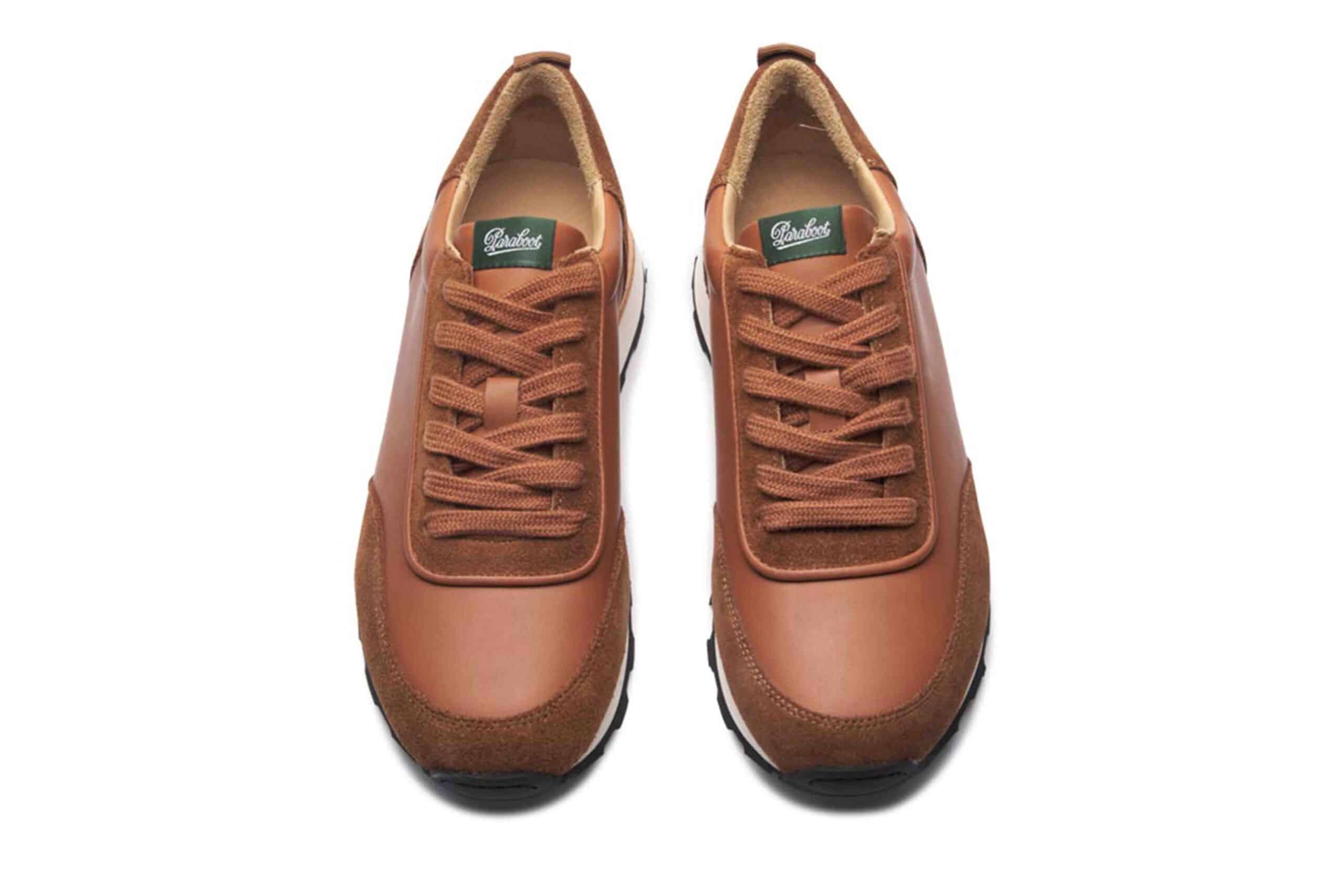 Paraboot Cosmos Sneaker weiß-schwarz Gold Velours