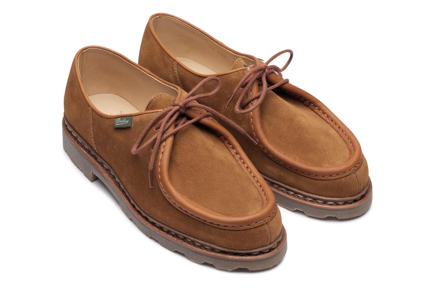 Paraboot Michael Marche Derby whisky Veloursleder