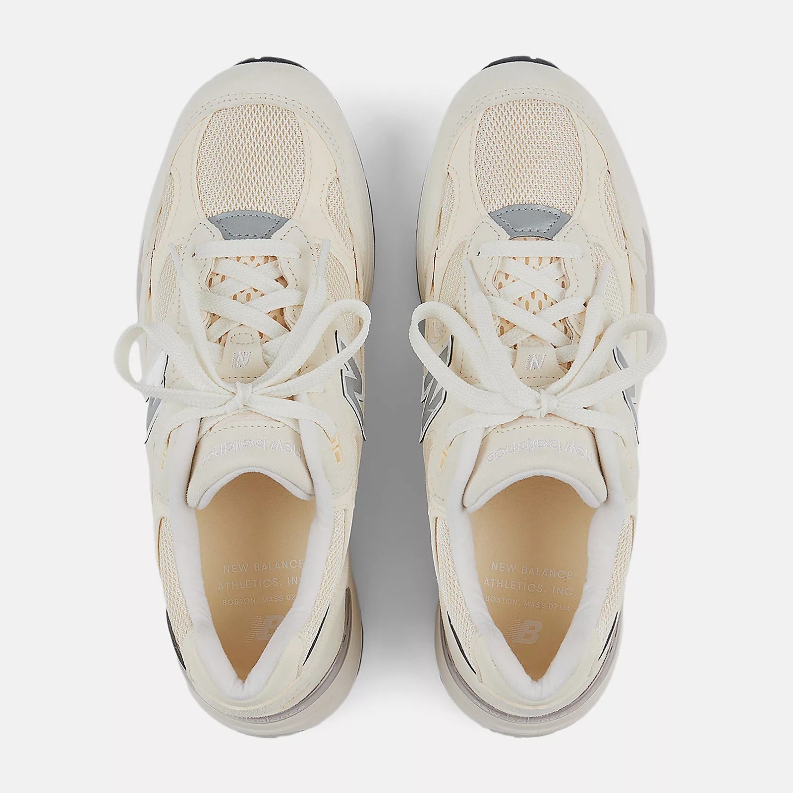 New Balance 992 Sneaker Calcium Made in USA Mesh