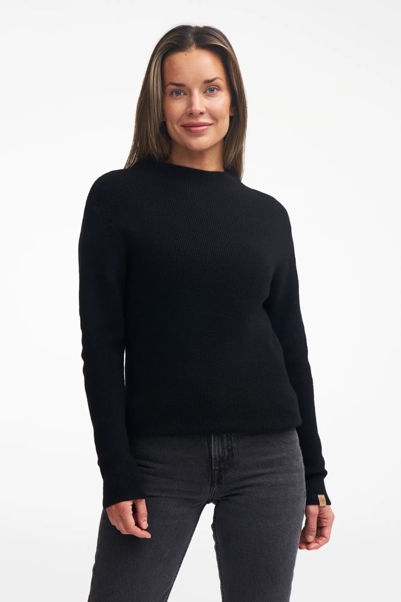 Ivanhoe Solberga Pullover Damen Navy Merinowolle