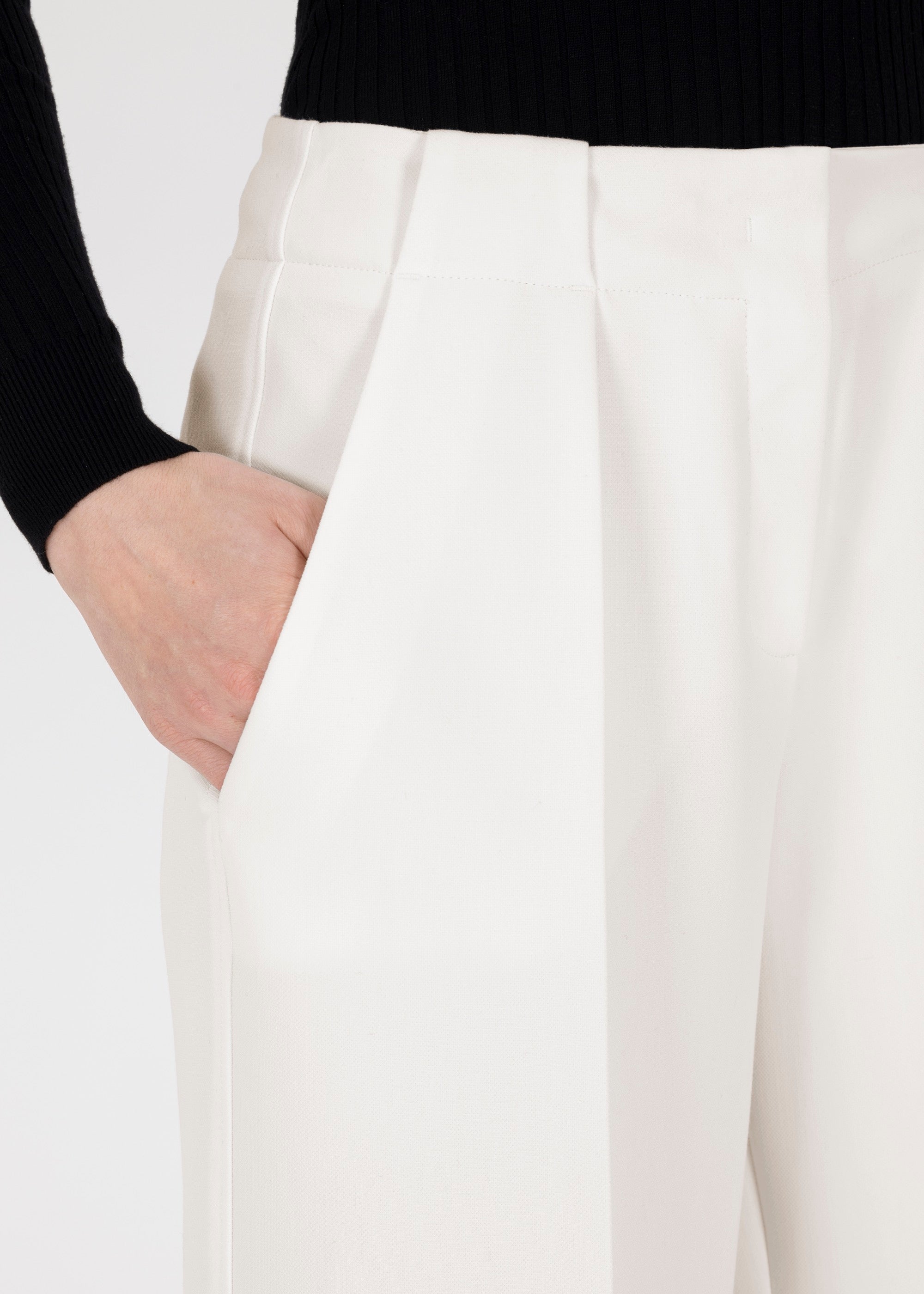 Stehmann Juls Relaxed Fit Hose winter-white 34