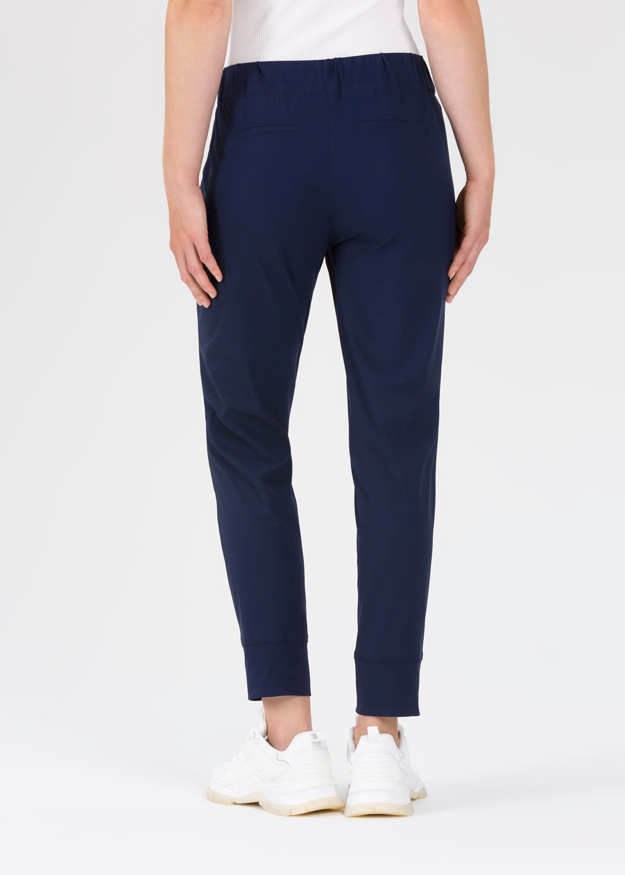 Stehmann Roxana Jogpants marine Jersey Tunnelzug