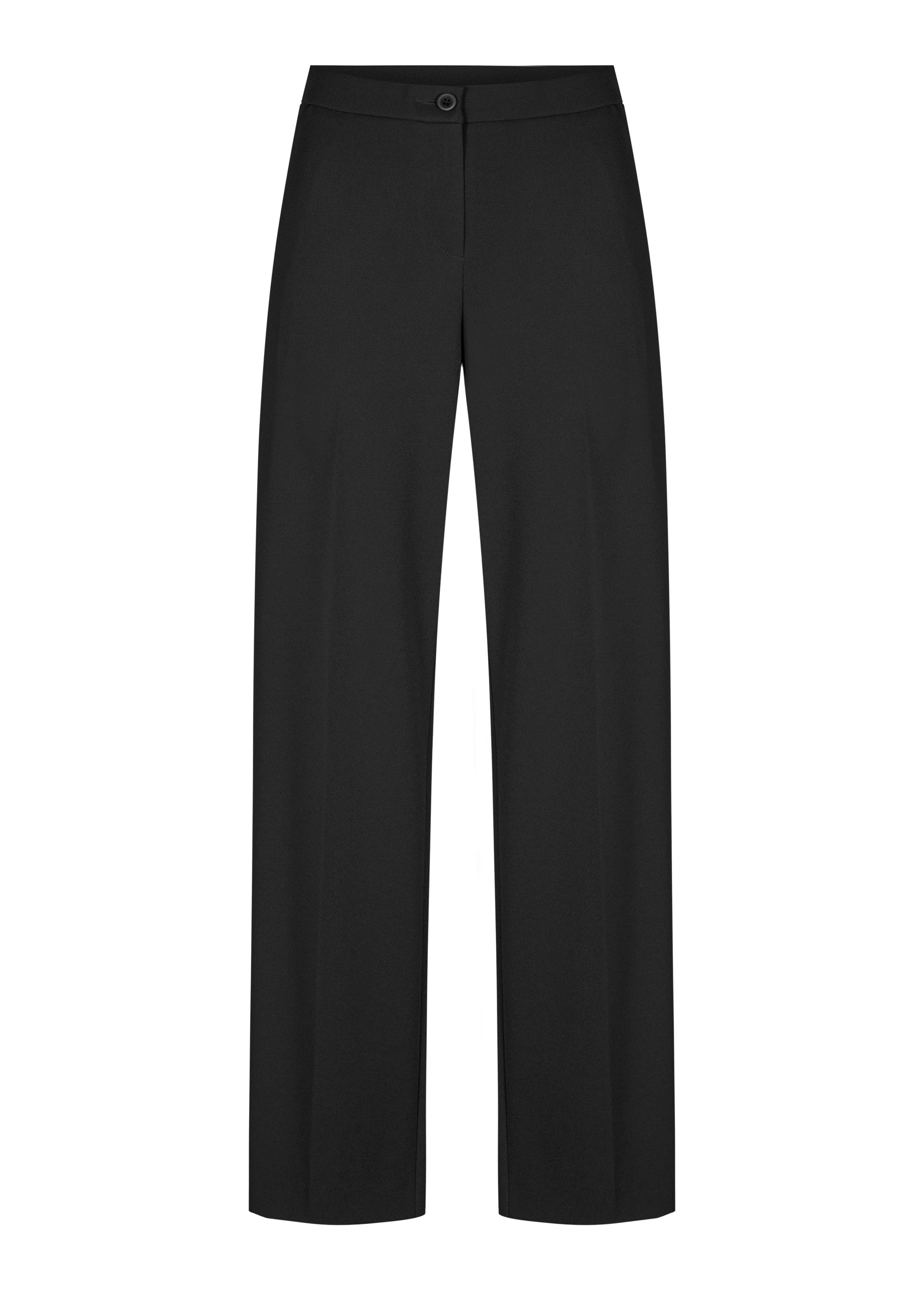 Stehmann Relaxed Hillda Hose schwarz weites Bein Crepe