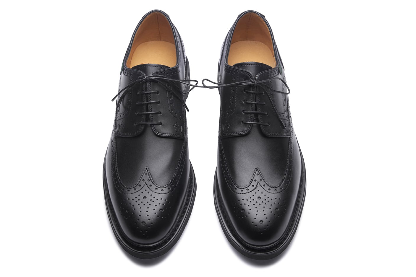 Paraboot Andersen Galaxy Derby Schwarz Glattleder Gummisohle