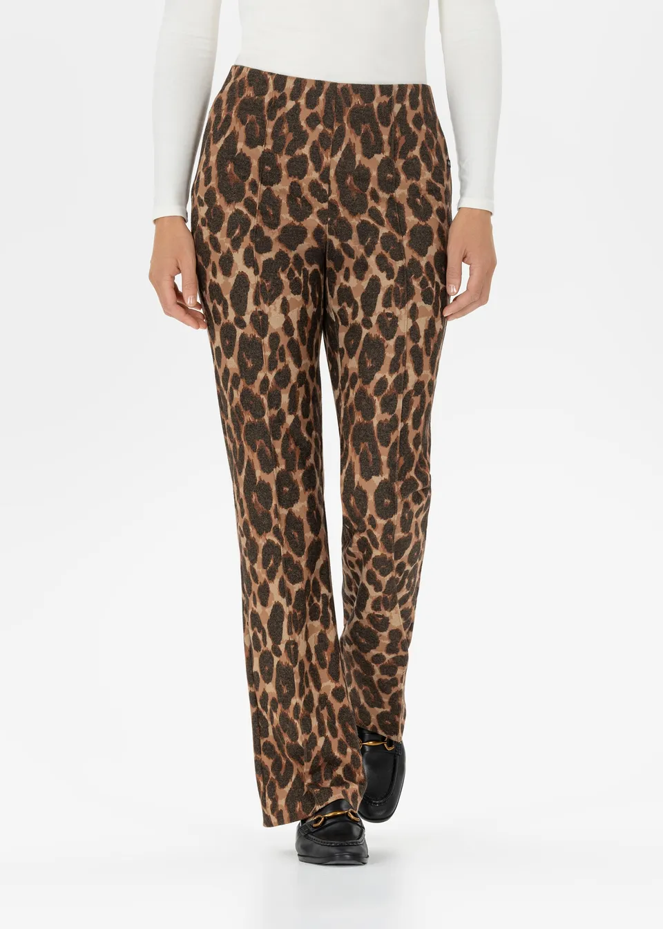 Stehmann Leni 7/8-Hose Straight tiger Leo Jersey