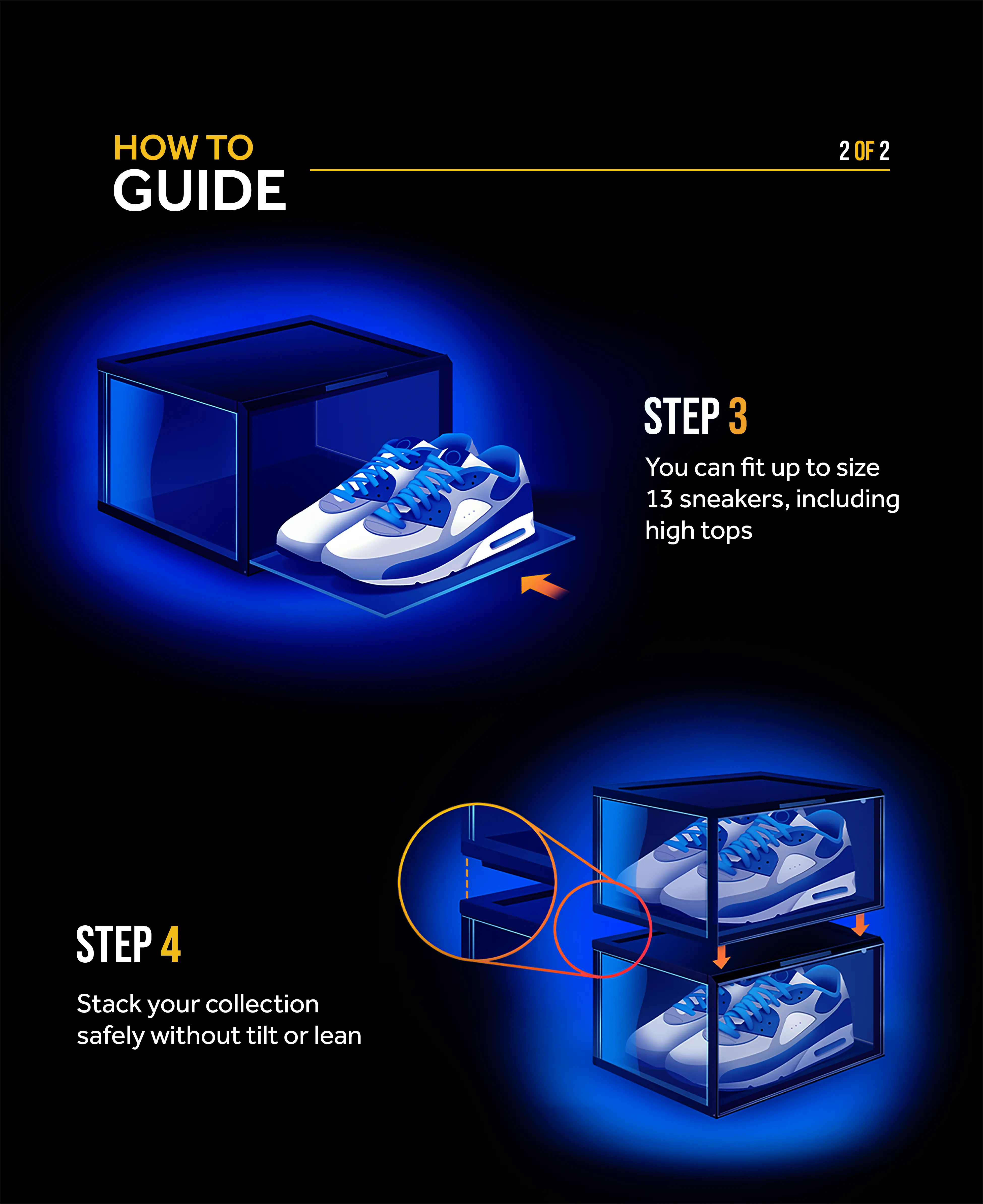 Crep Protect Crate 2.0 Sneakerbox 2er-Pack UV-Schutz