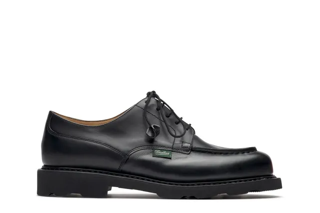 Paraboot Chambord Derby Herren Glattleder Schwarz Noire-Lisse