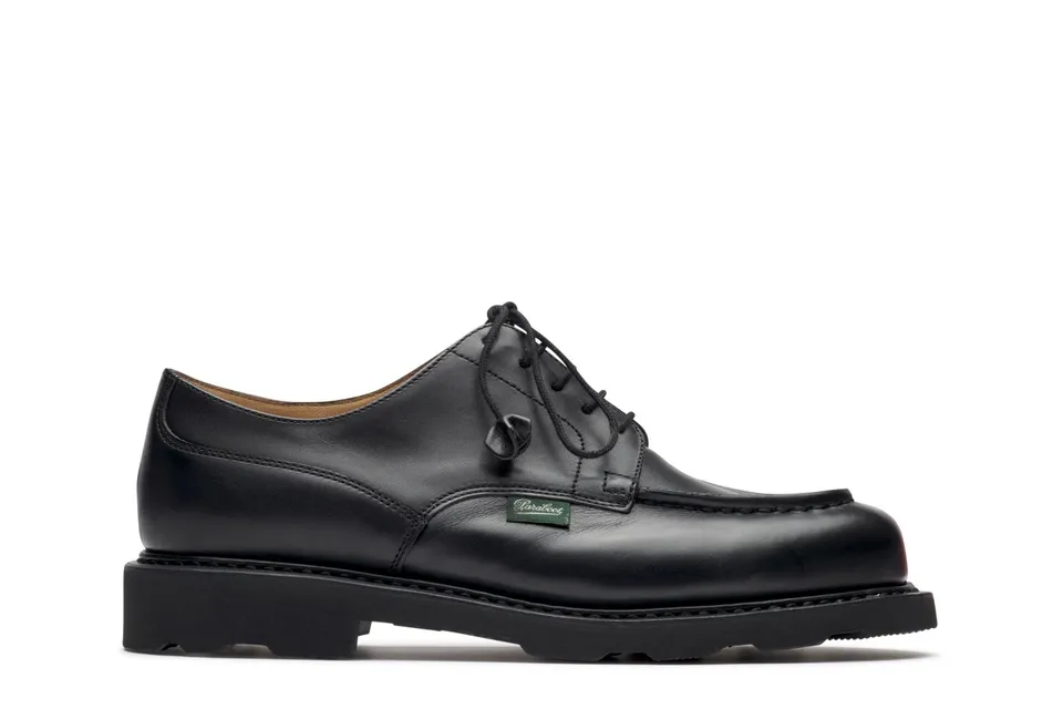 Paraboot Chambord Griff II Derby schwarz Glattleder