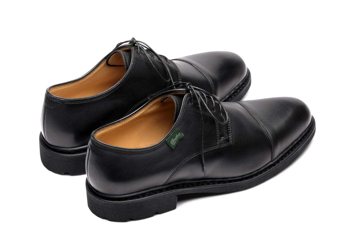 Paraboot Dickens Galaxy Derby Schwarz Glattleder 3-Öser