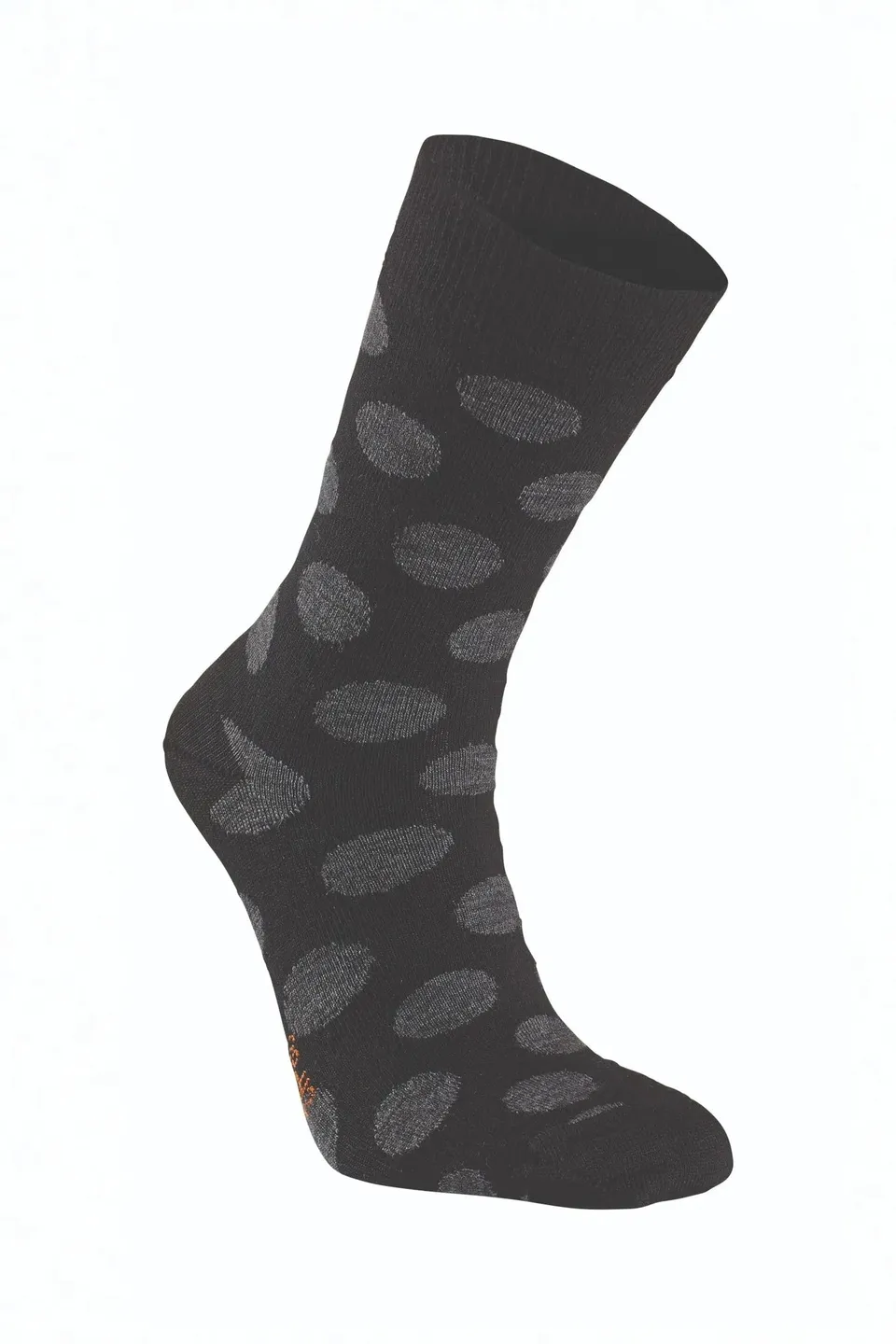 Ivanhoe Wool Sock Dot Wollsocken Black 35-38 Merino