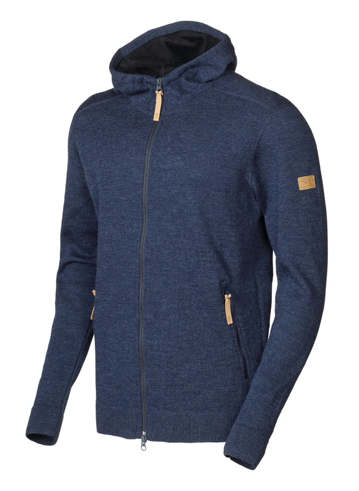 Ivanhoe Volmar Full Zip Hoodie Light Navy L Wolle
