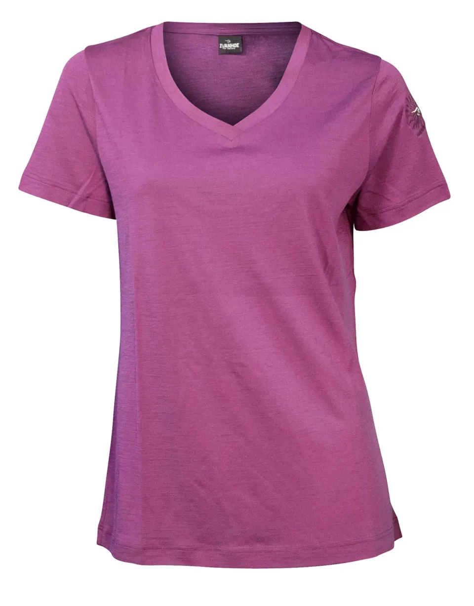 Ivanhoe Underwool Mim T-Shirt Lilac Rose 40 Merino