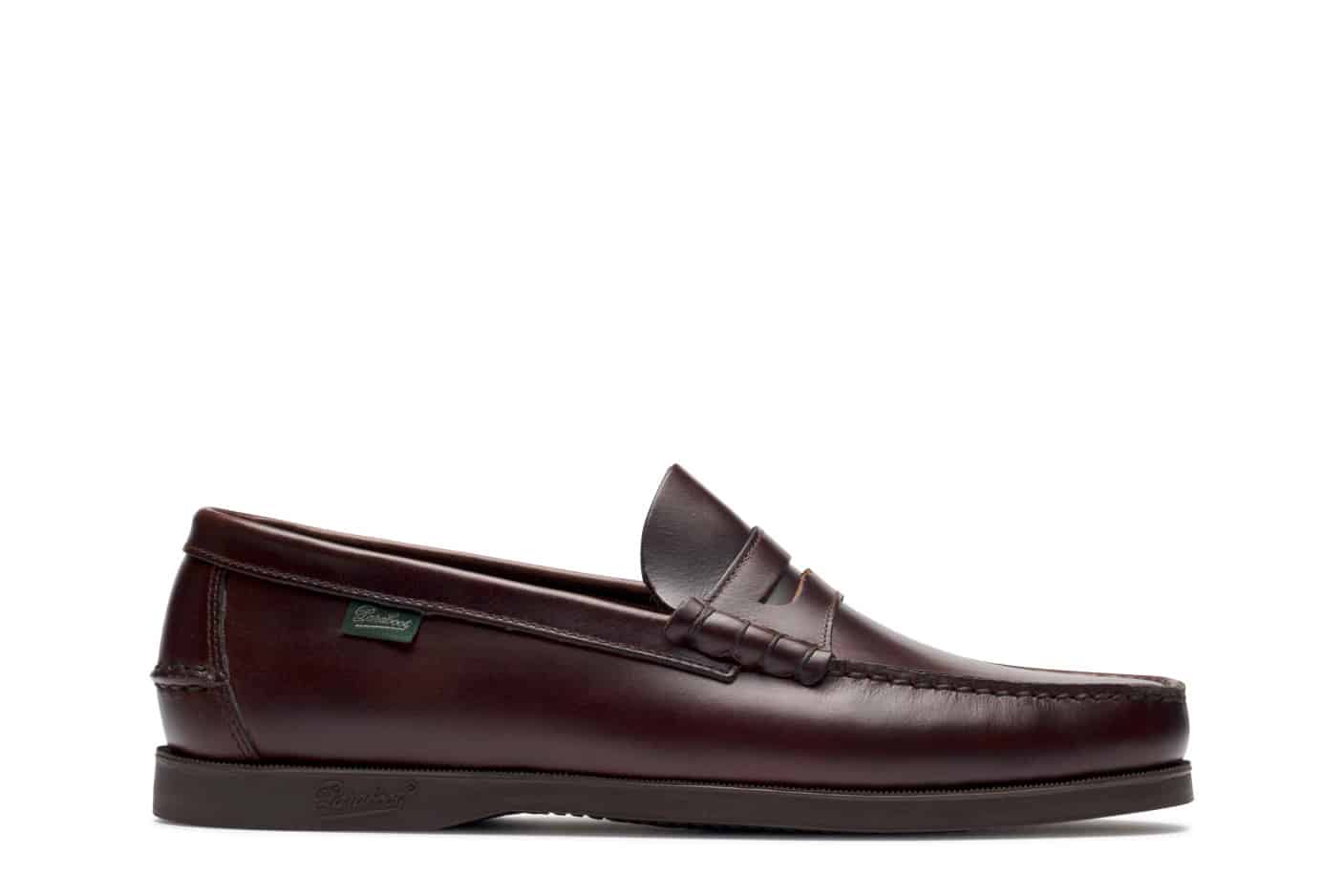 Paraboot Coraux Loafer Braun-Blau Glattleder