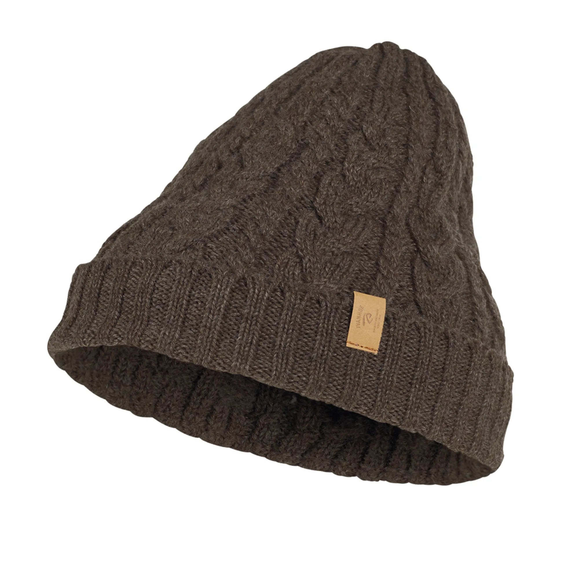 Ivanhoe NLS Cable Hat Wollmütze Coffee Bean 100% Wolle