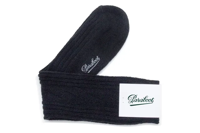 Paraboot Merinos Socken Schwarz Merinowolle