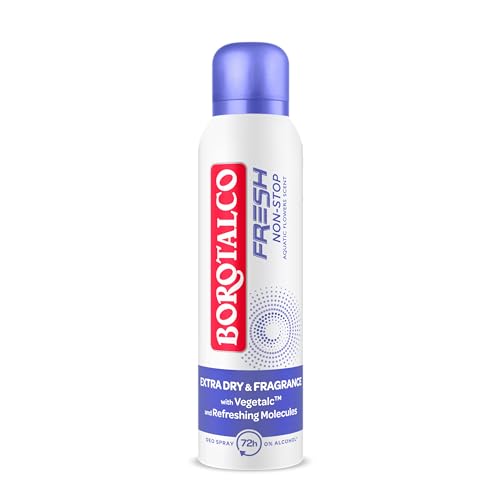 Borotalco Fresh Non-Stop Deo Spray 150ml Aquatic Flowers 72h