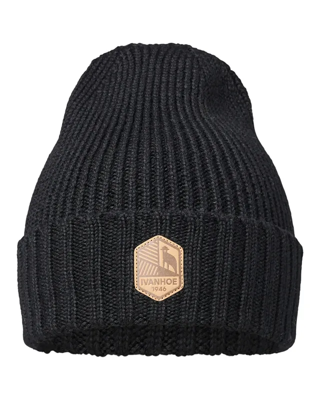 Ivanhoe Ipsum Mütze Schwarz One Size 100% Wolle
