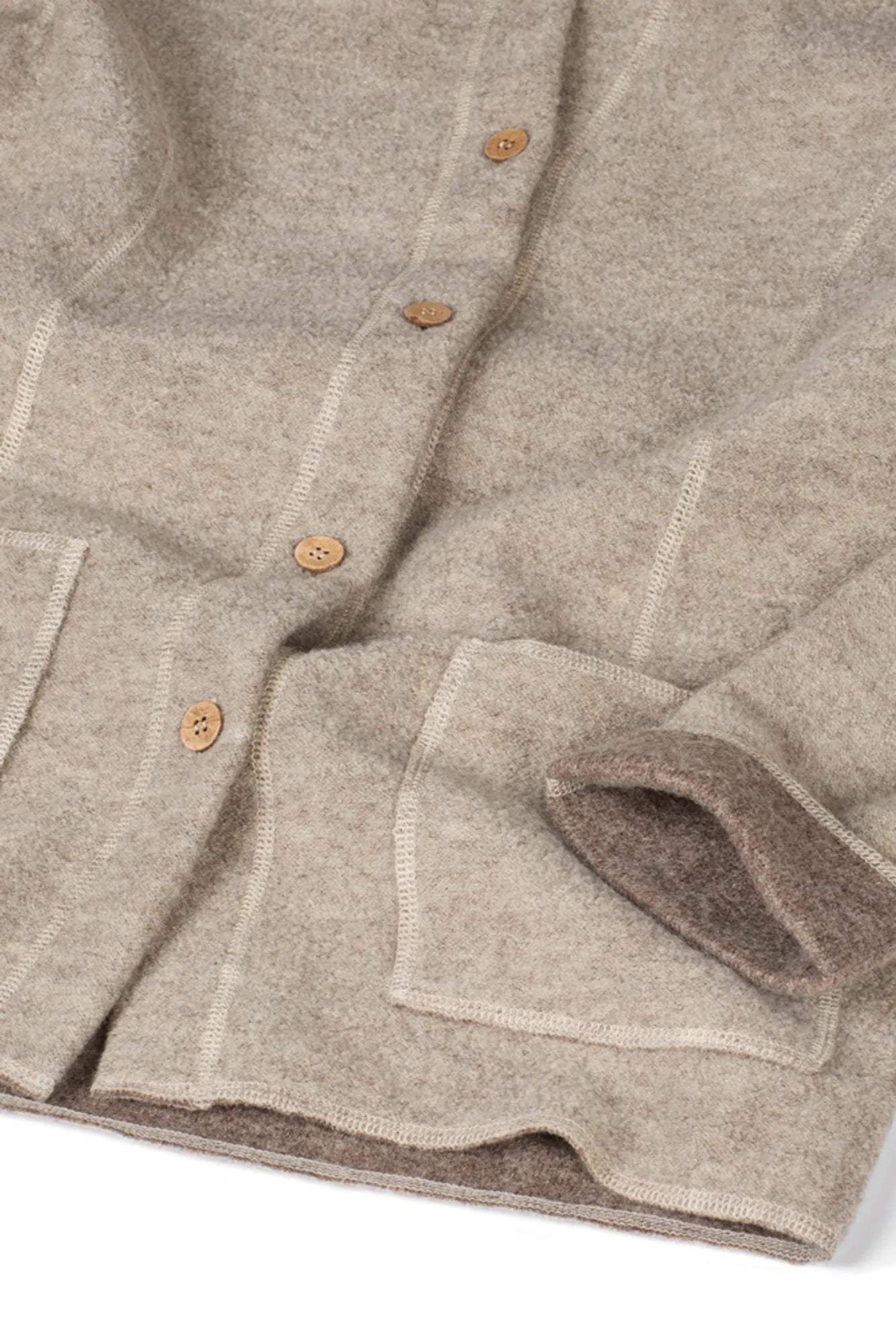 Ivanhoe NLS Dahlia Wolljacke Birch Damen Kapuze