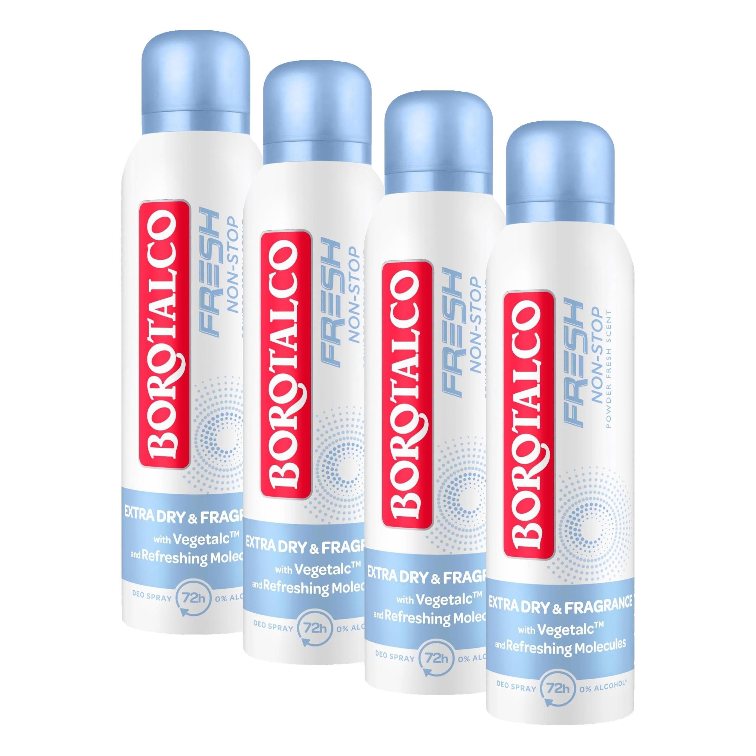 Borotalco Fresh NON-STOP Deo Spray Powder Fresh 150 ml