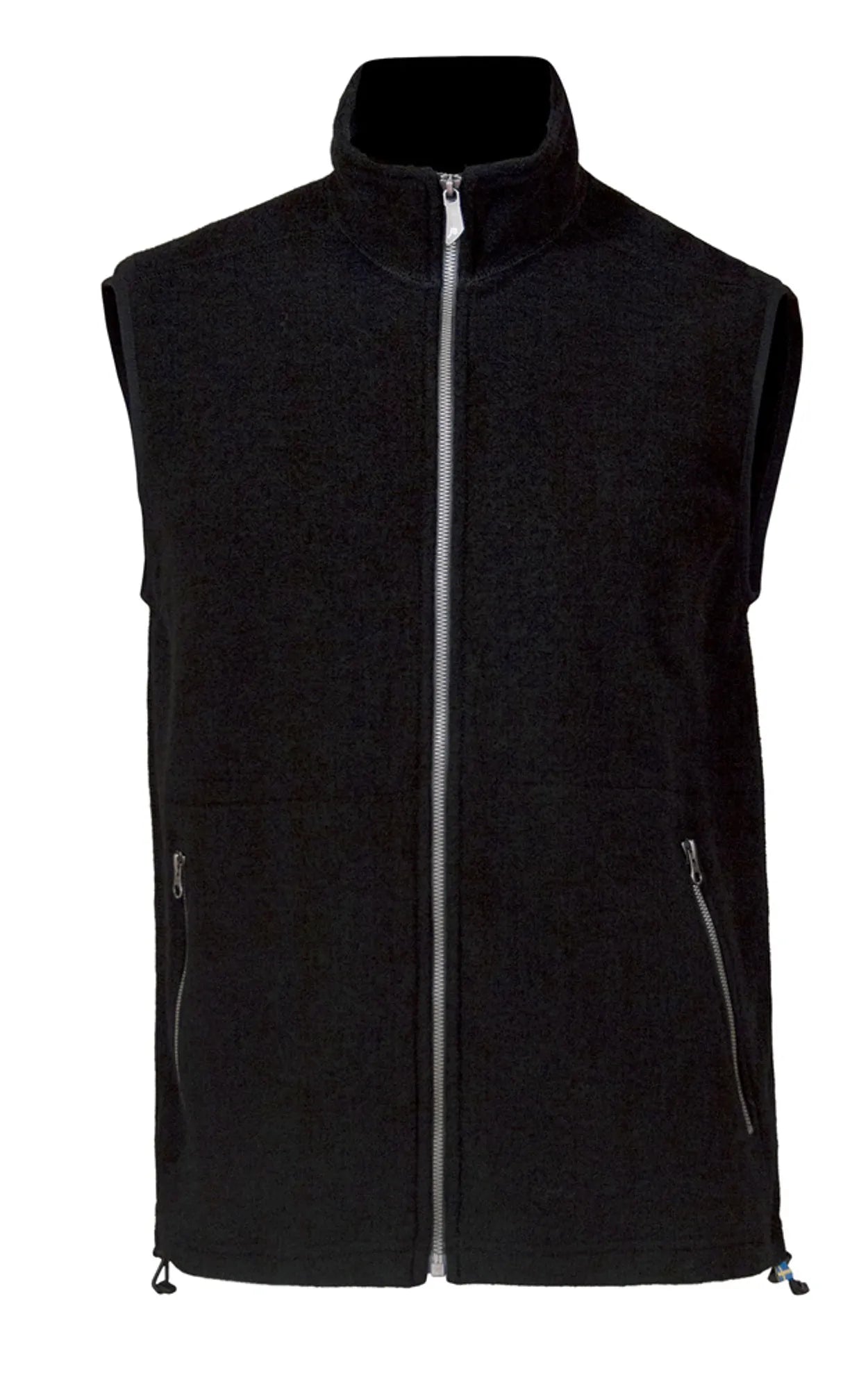Ivanhoe Kurre Vest Wollweste Schwarz S – Herren 350 g/m²