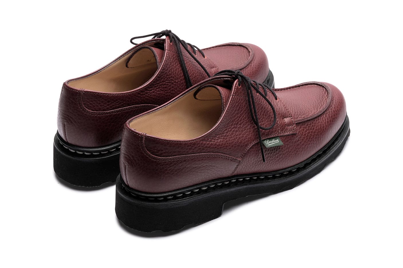 Paraboot Chambord Griff Derbys Foulonne Bordeaux Leder
