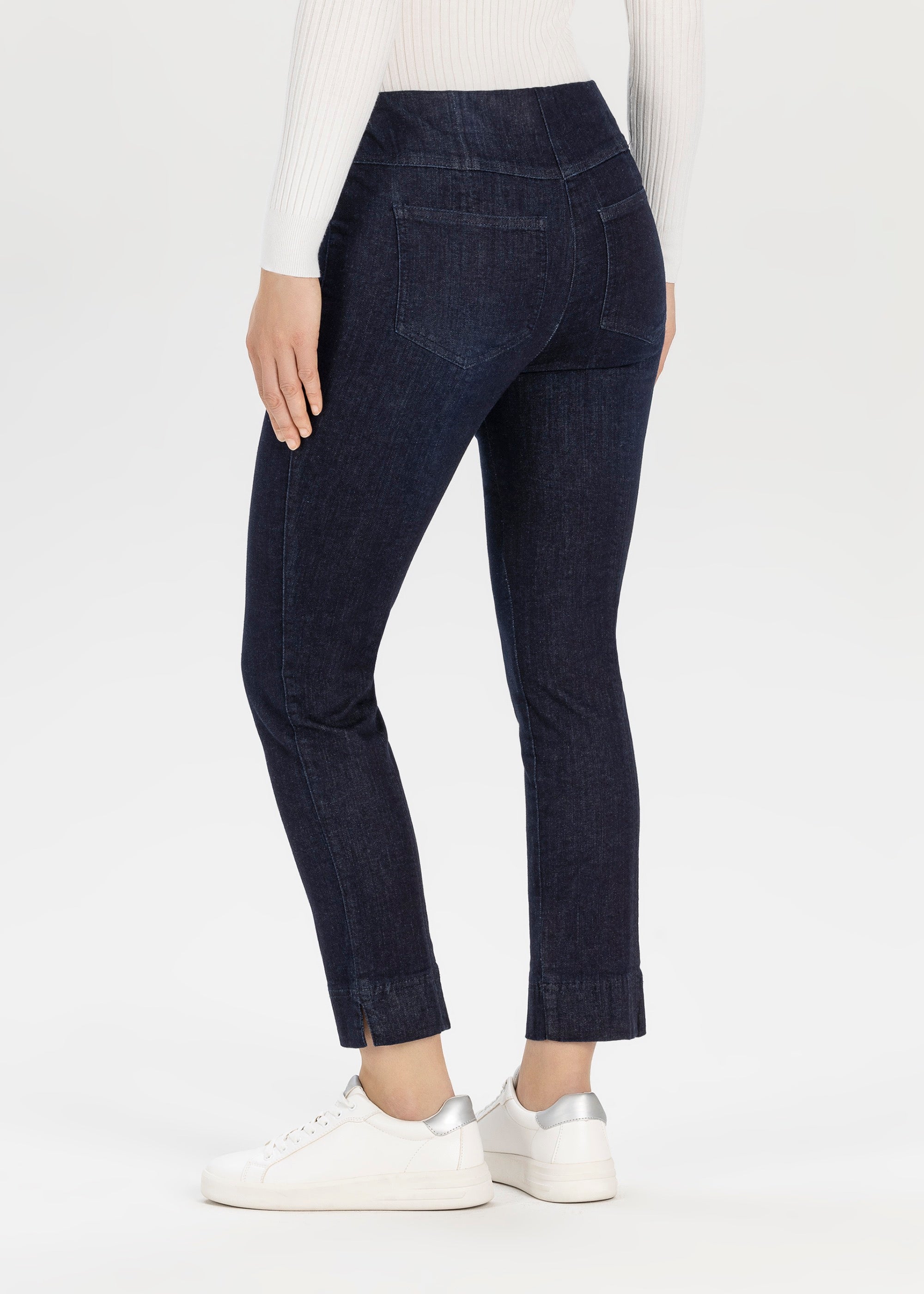 Stehmann Straight Fit Igor Hose 6/8 dark eclipse Denim