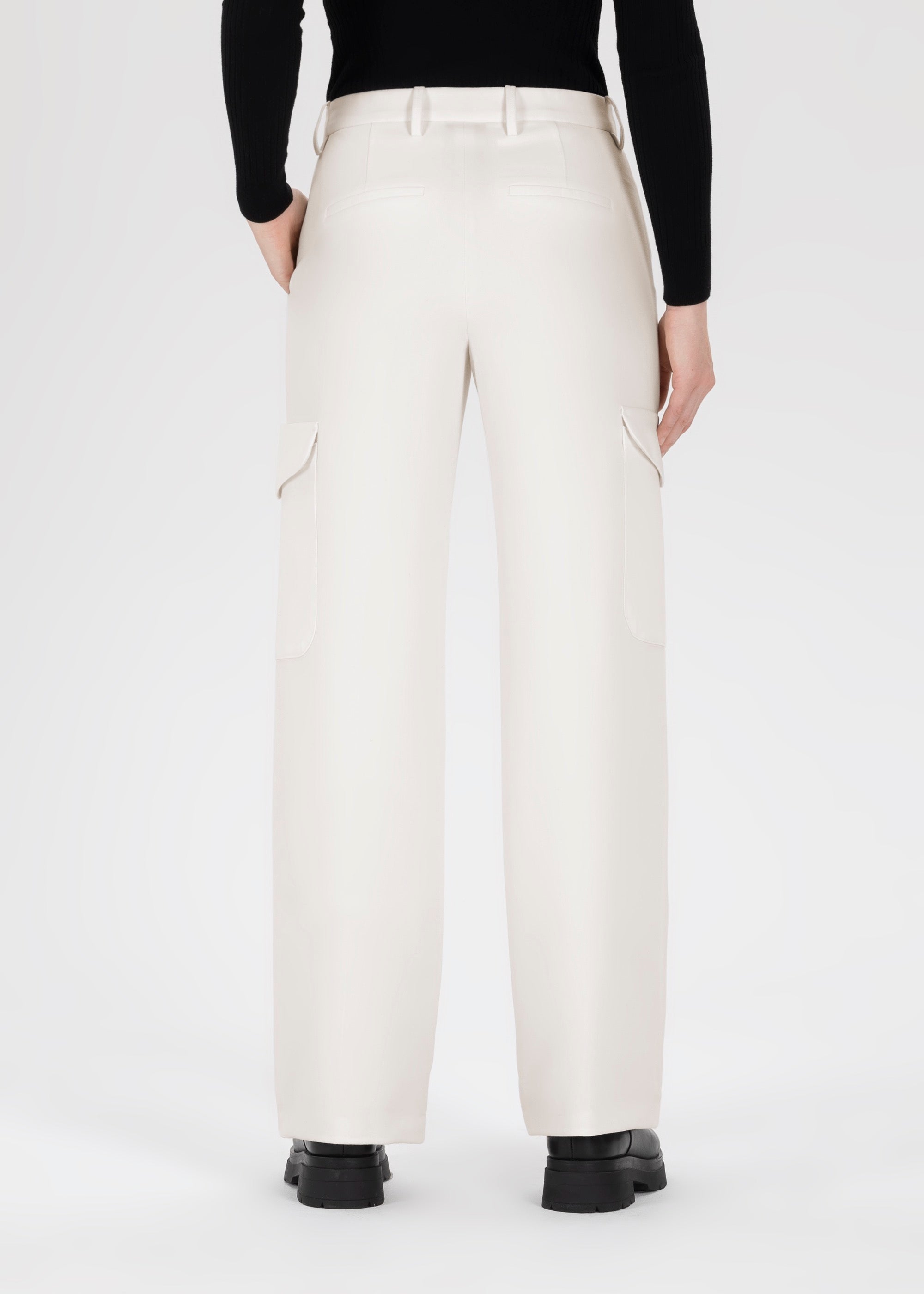 Stehmann Firrara Cargohose Straight winter-white Bi-Stretch