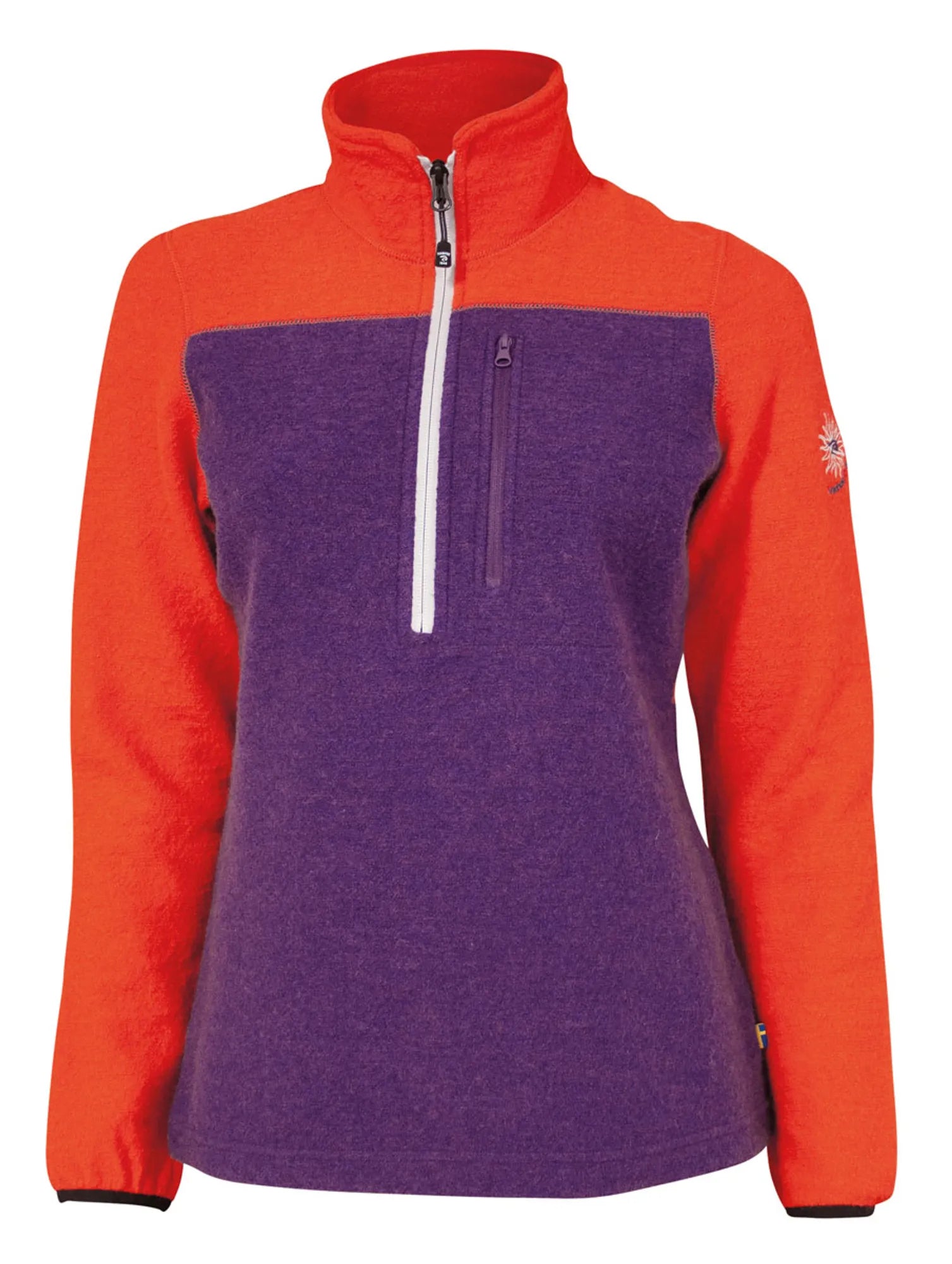 Ivanhoe Zelda Half Zip Wollpullover Sparkling Grape