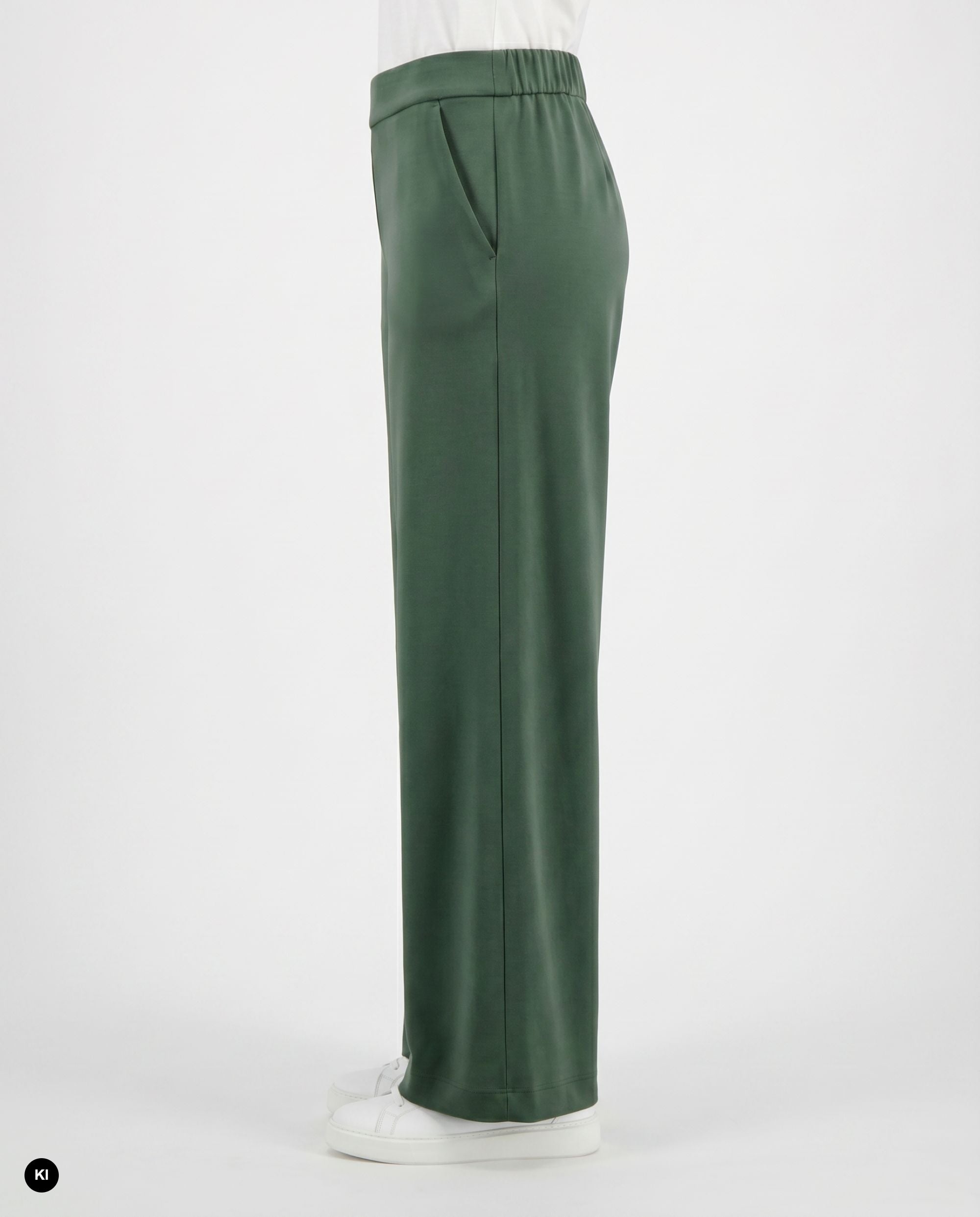 Stehmann Hamatit Hose spirulina green Scuba Suede