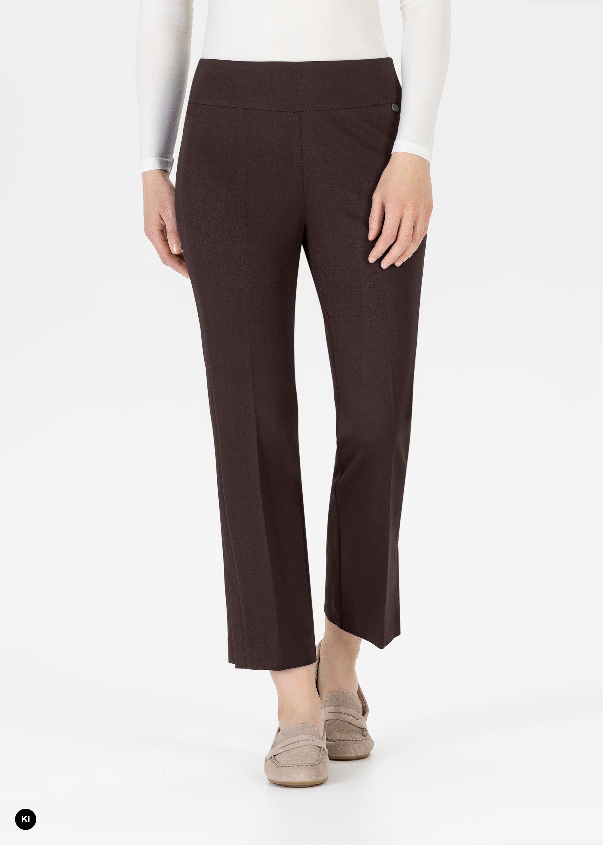 Stehmann Ina 6/8-Hose brown stone Jersey