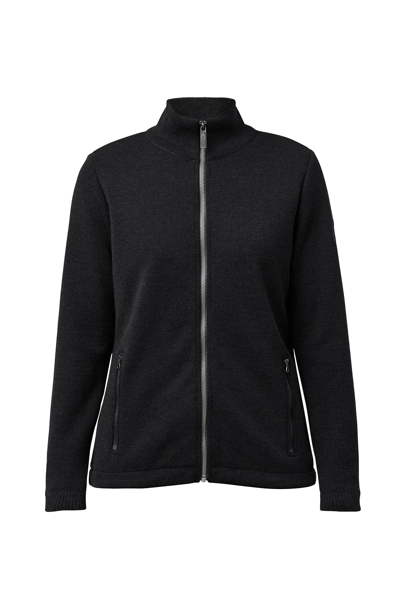 Ivanhoe Harriet Windbreaker Strickjacke Black Merino