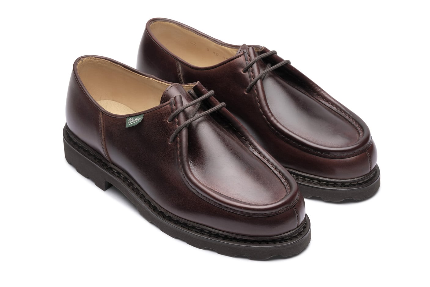 Paraboot Michael Derby Ecorce Glattleder Schuhe