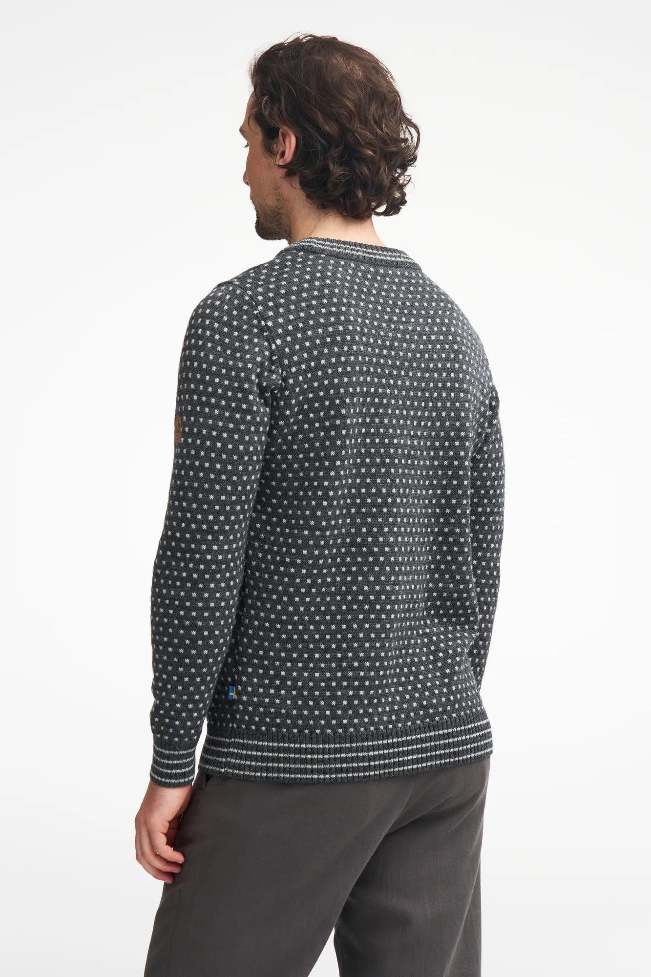 Ivanhoe Sverre Crewneck Wollpullover Navy