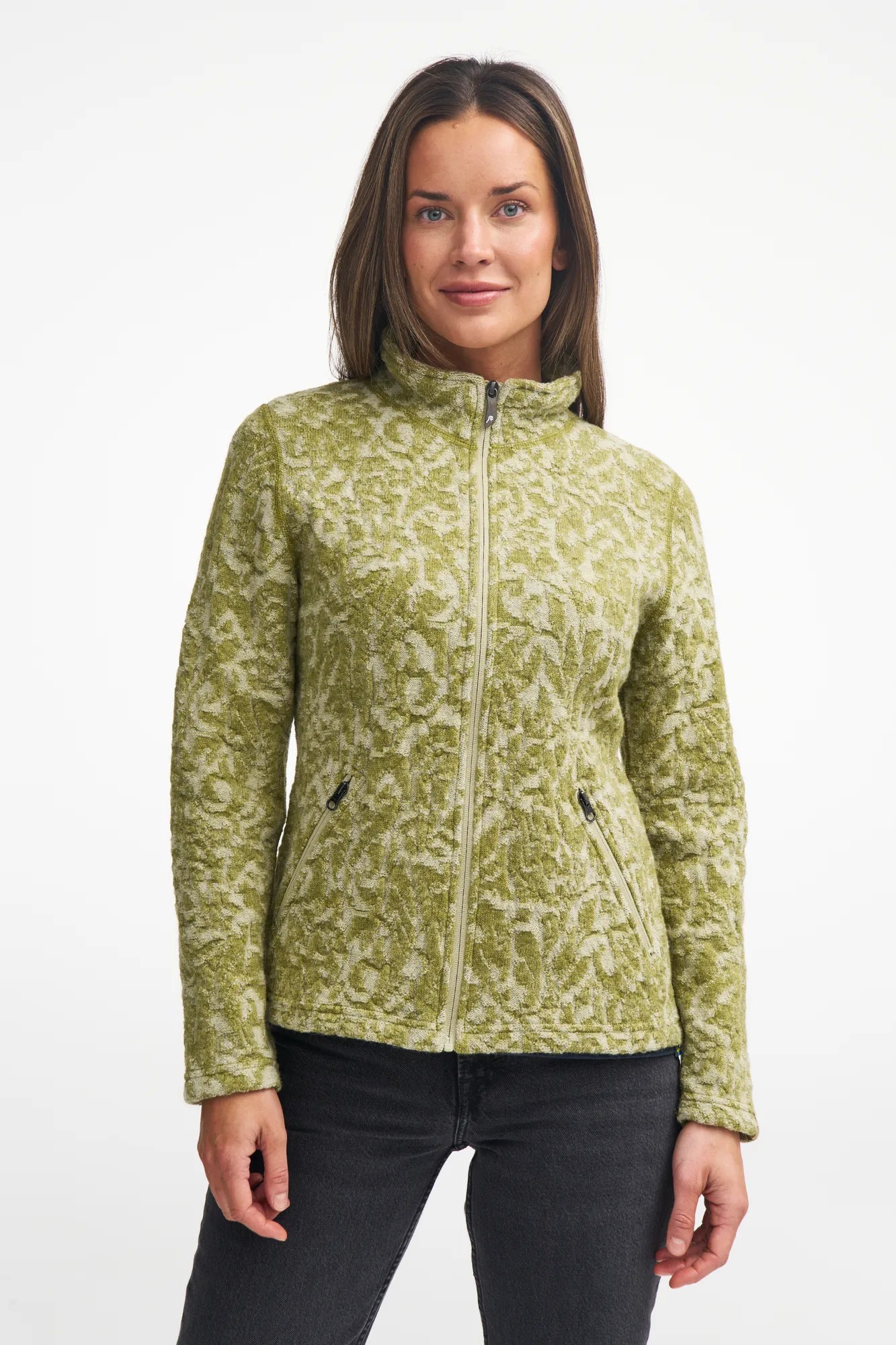 Ivanhoe Tuva Jaquard Wolljacke Light Navy 36-46