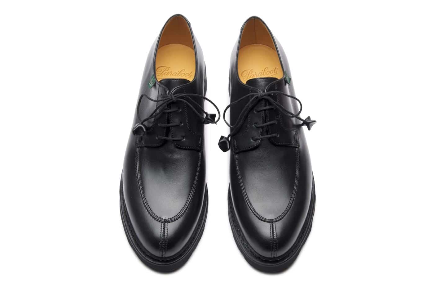 Paraboot Veley Griff II Derby Halbschuh Schwarz Glattleder