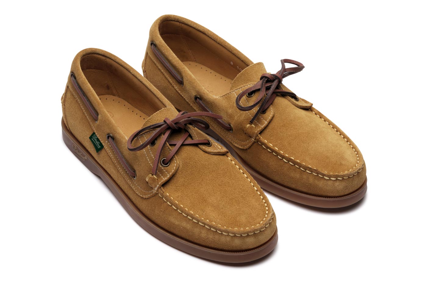 Paraboot Barth Marine Bootsschuhe Cognac Velours Miel