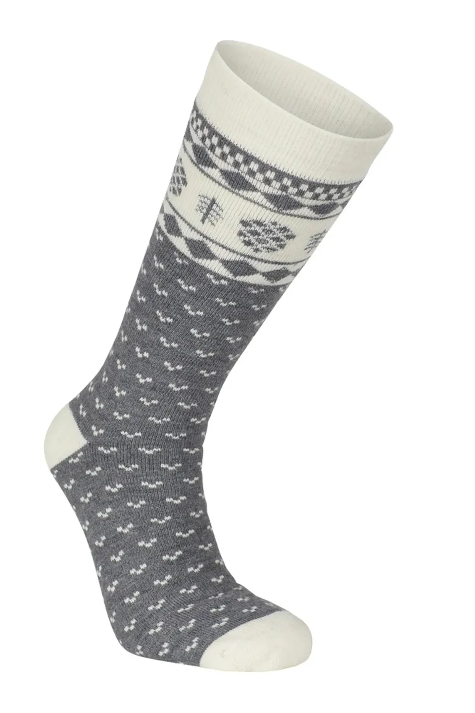 Ivanhoe Wool Sock Folklore Socken Grau Merino