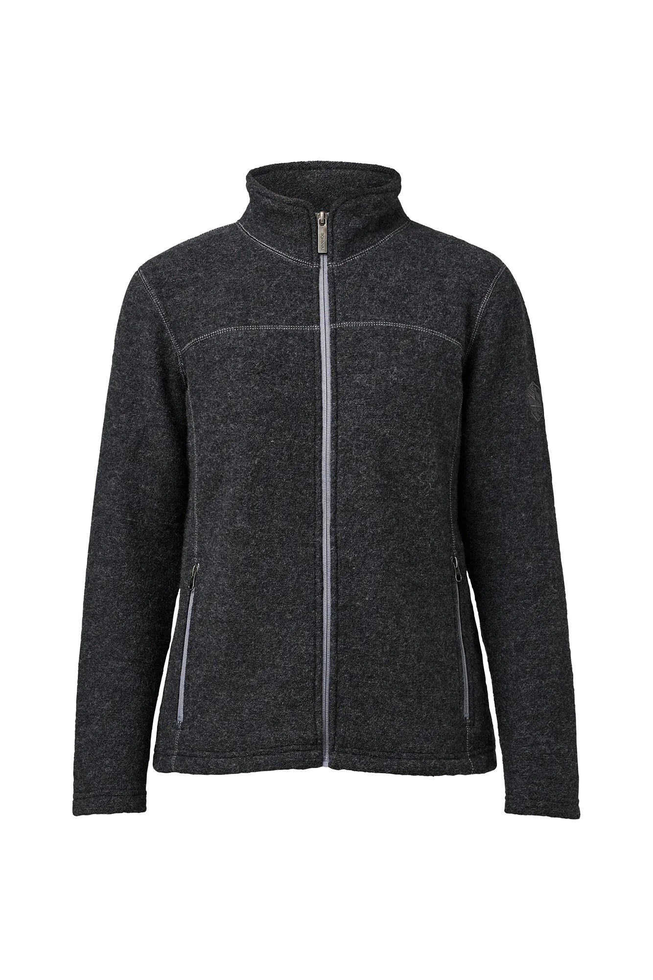 Ivanhoe Beata Full Zip Wolljacke Graphite Marl Gr 38
