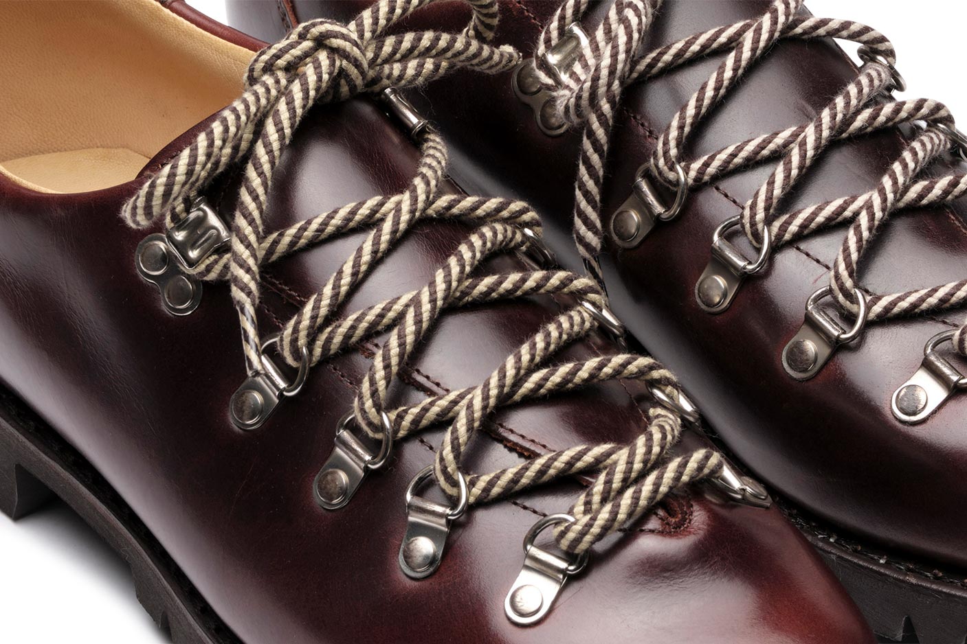 Paraboot Clusaz Jannu Derby Braun Ecorce Lisse