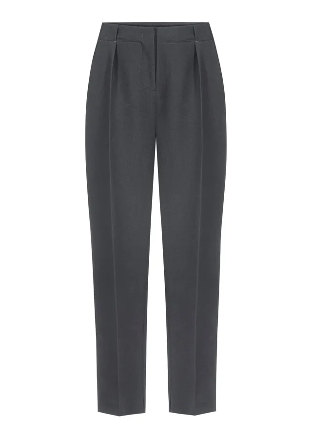 Stehmann Relaxed Fit Juls Bi-Stretch Hose grau weit