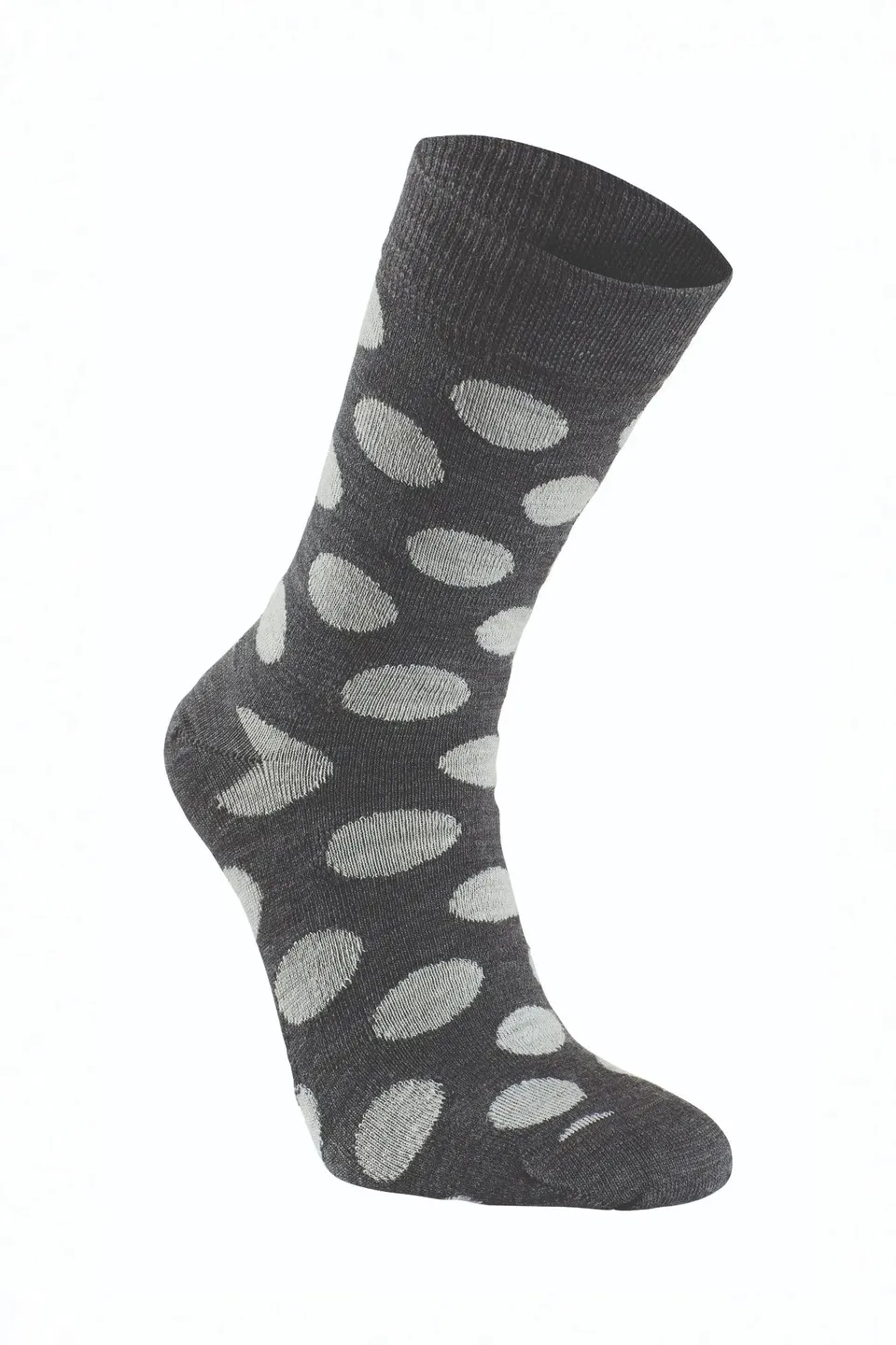 Ivanhoe Wool Sock Dot Wollsocken Grey Gr. 39-42 Merino
