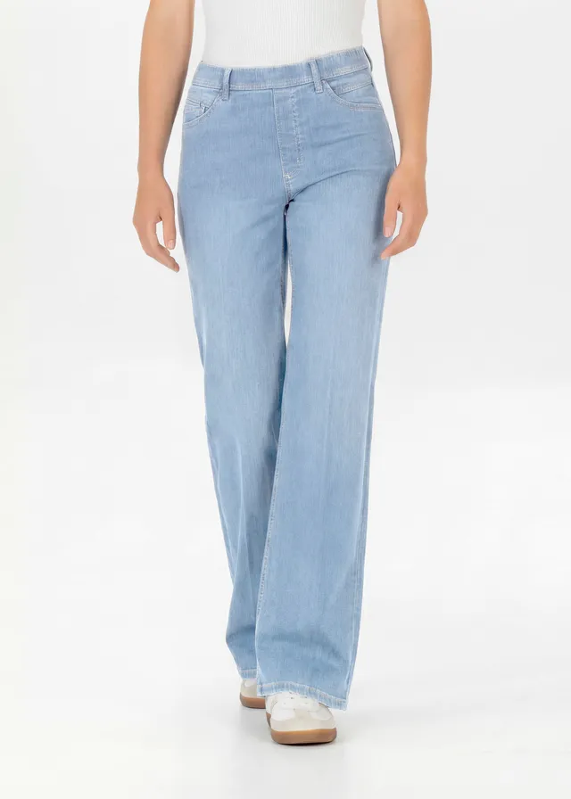 Stehmann Melli Relaxed Fit Jeans ice blue Wide Leg