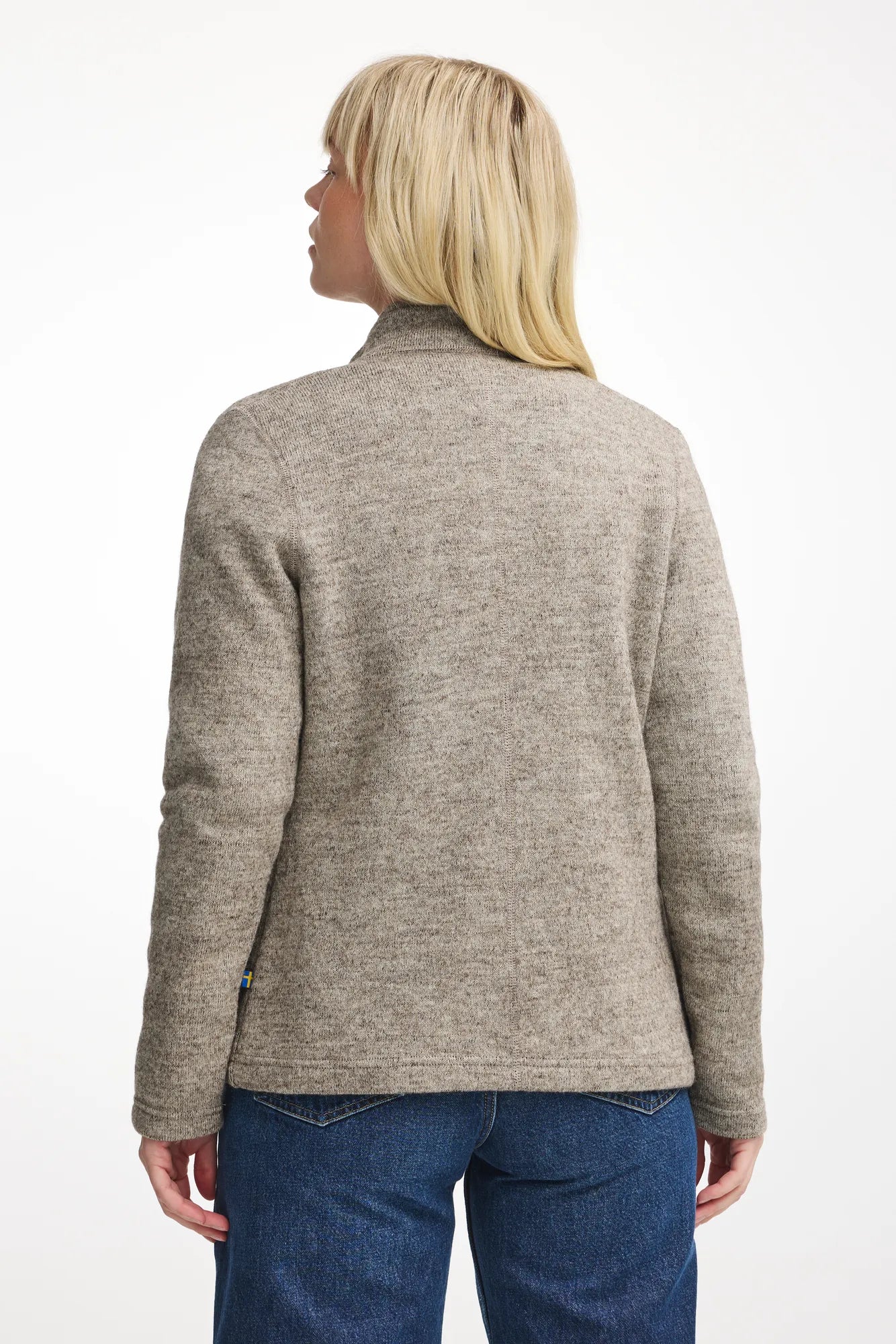Ivanhoe NLS Twig Full-Zip Wolljacke latte 38