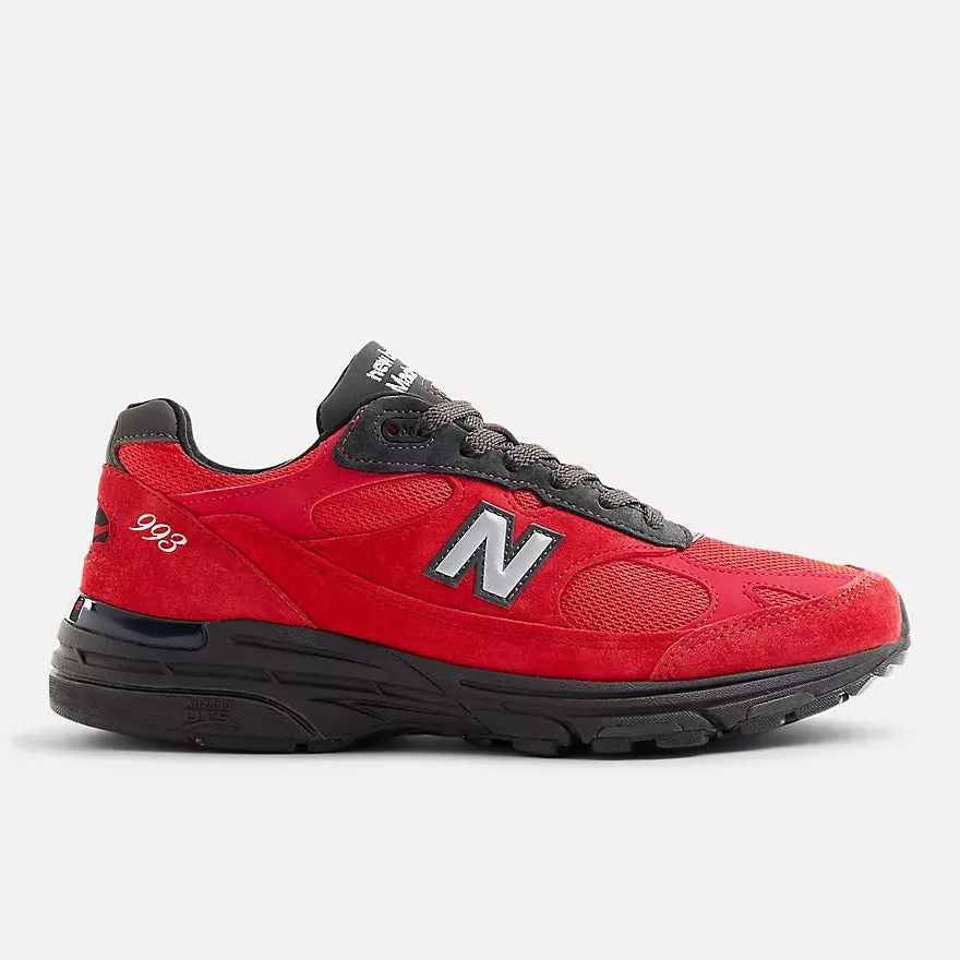 New Balance Made in USA 993 True Red Sneaker Leder Mesh